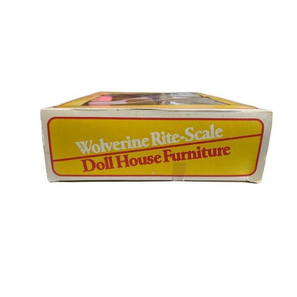 Vintage Wolverine Rite-Scale Doll House Furniture Nursery Set - Picture 3 of 3